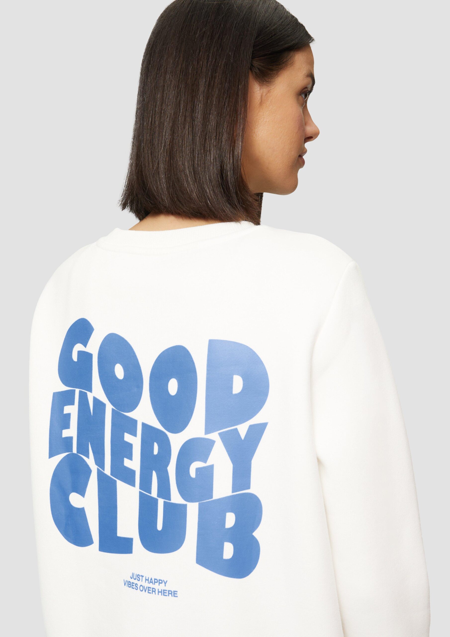 Weiches Sweatshirt mit Front- und Rückenprint