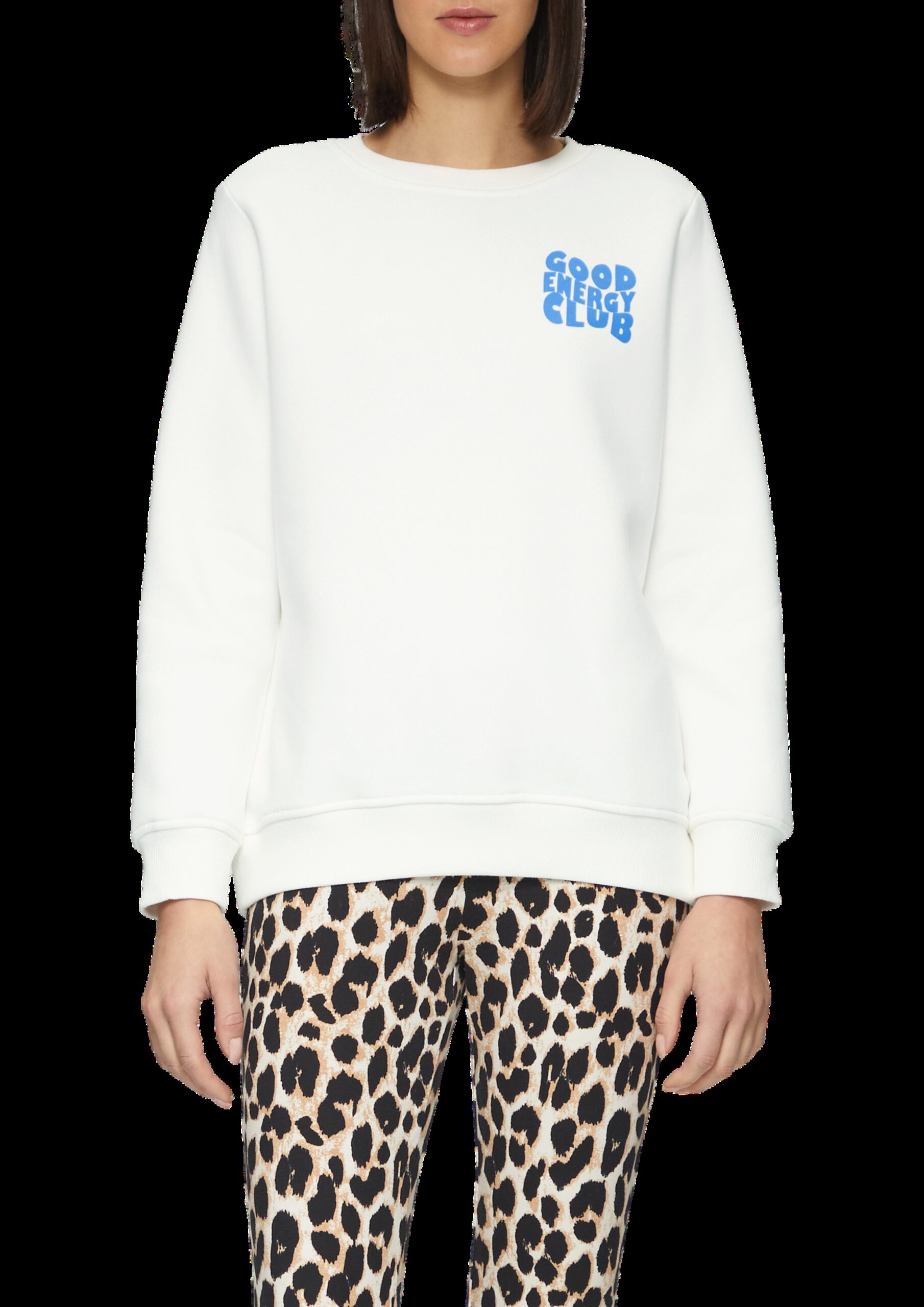 Weiches Sweatshirt mit Front- und Rückenprint