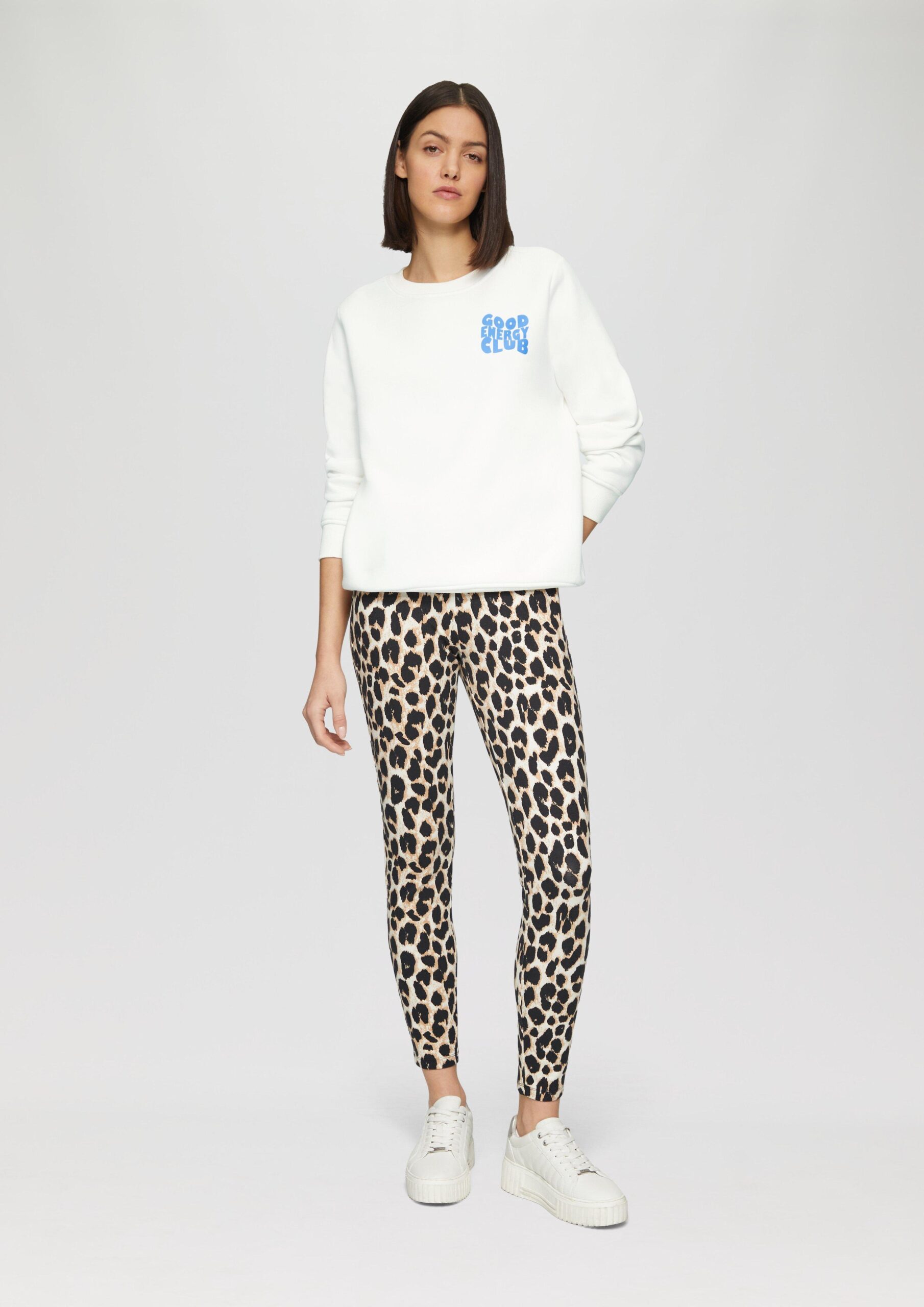 Weiches Sweatshirt mit Front- und Rückenprint