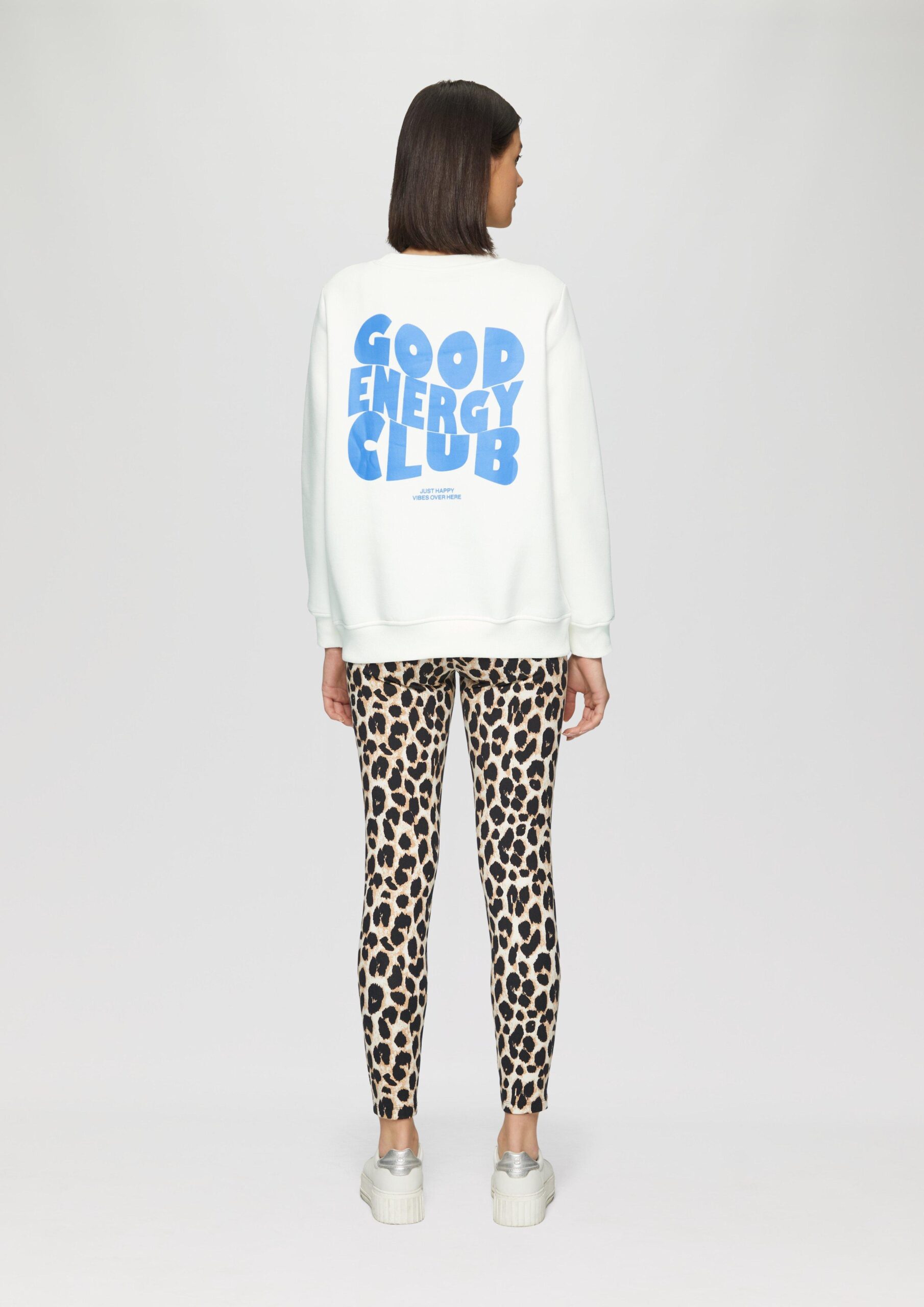 Weiches Sweatshirt mit Front- und Rückenprint