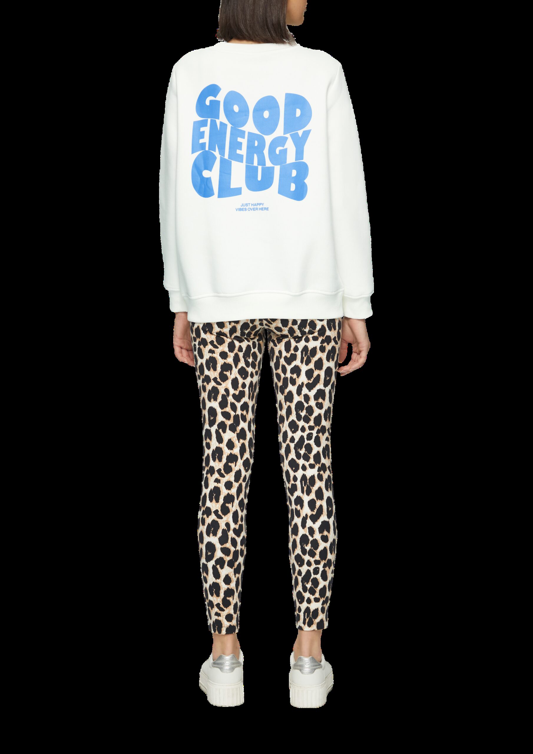 Weiches Sweatshirt mit Front- und Rückenprint