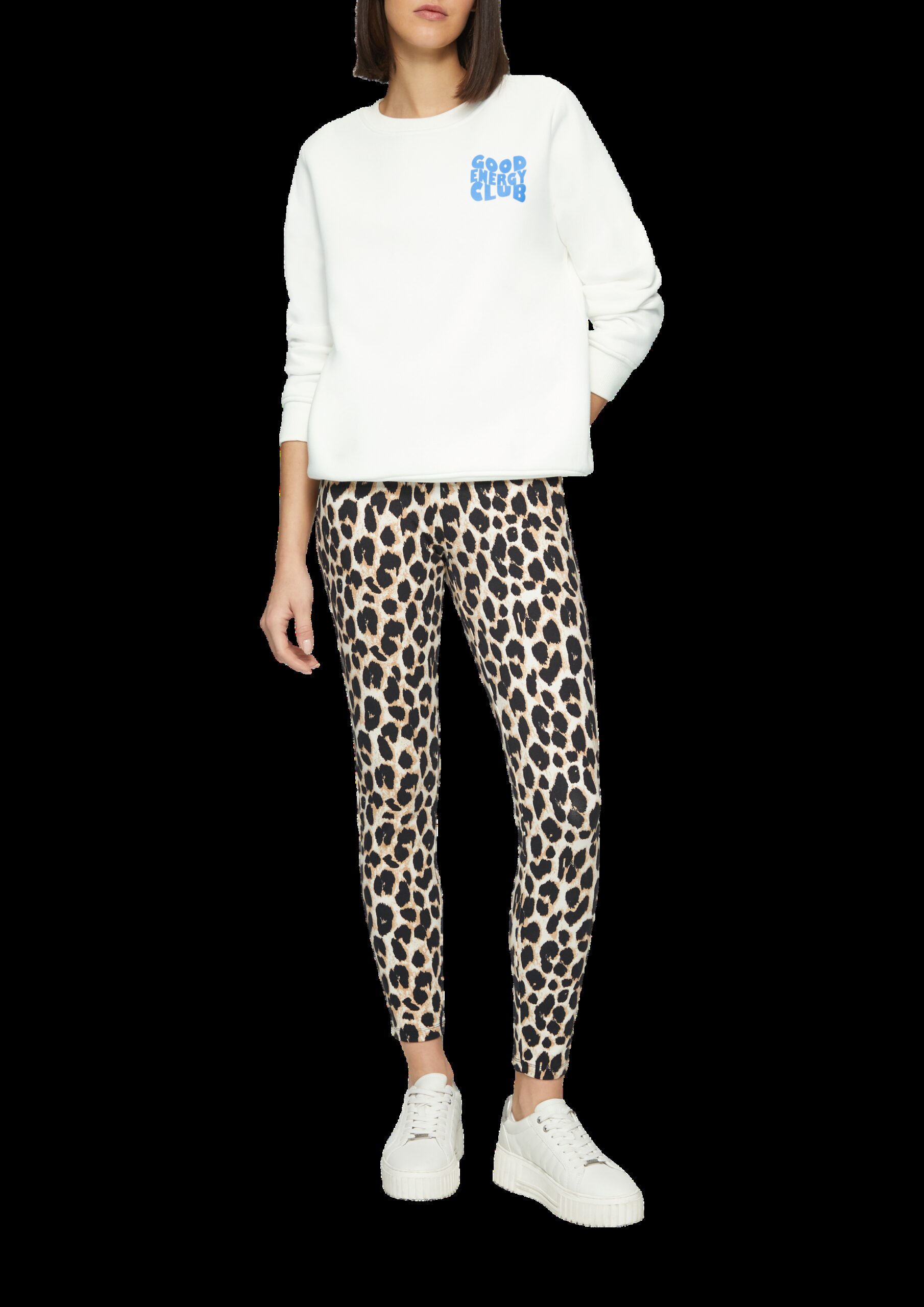 Weiches Sweatshirt mit Front- und Rückenprint