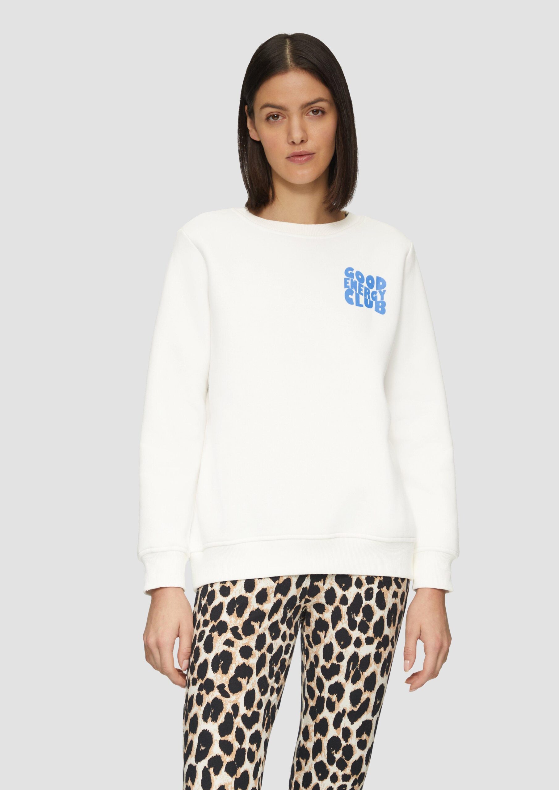 Weiches Sweatshirt mit Front- und Rückenprint