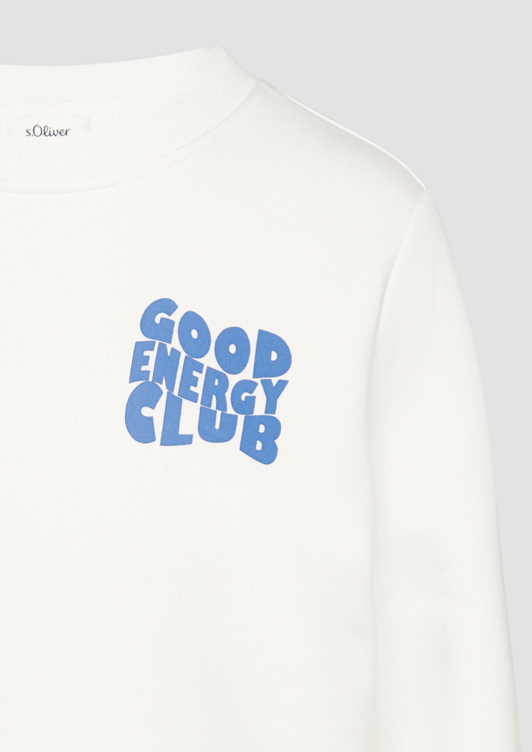 Weiches Sweatshirt mit Front- und Rückenprint