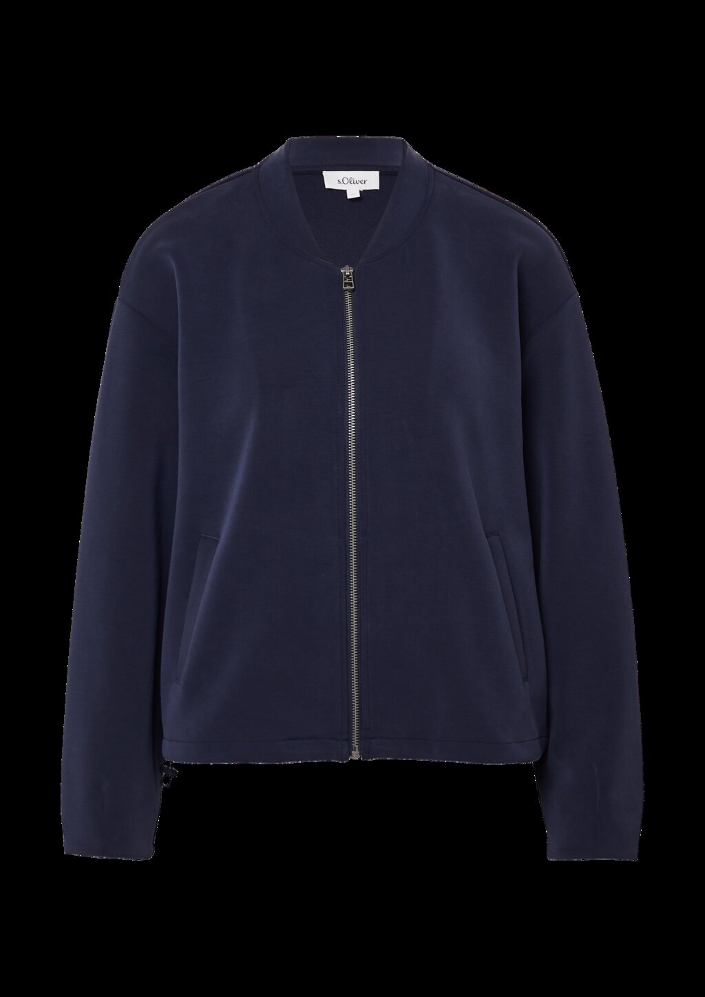 Oversized Scuba-Jacke mit verstellbarem Saum