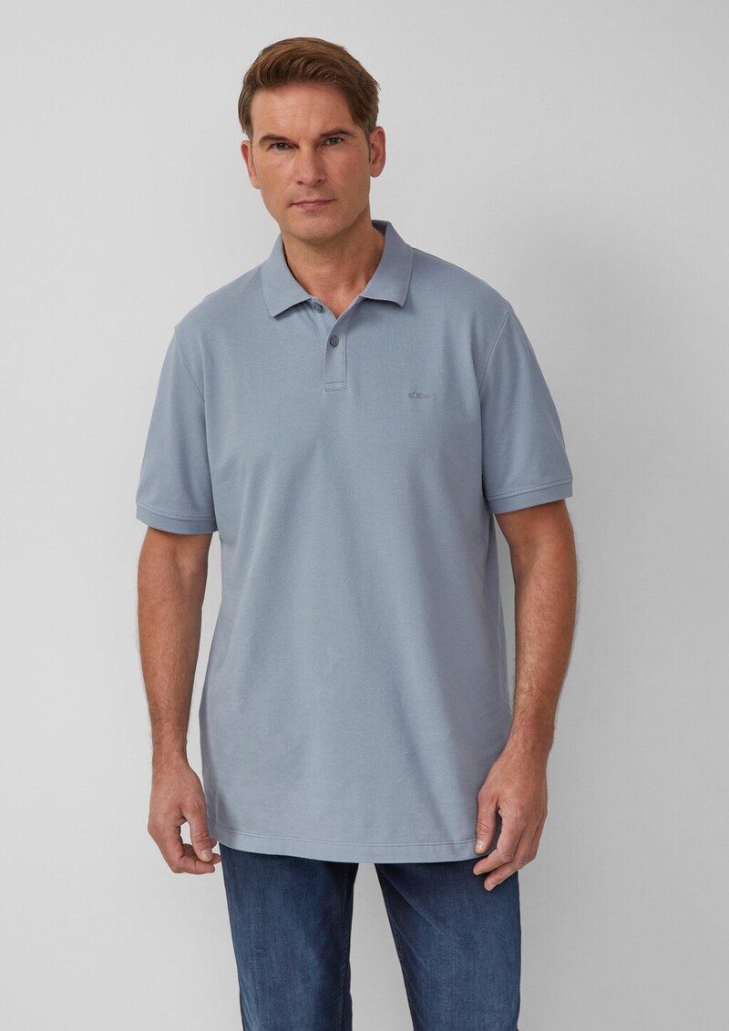 Poloshirt aus Baumwollpiqué