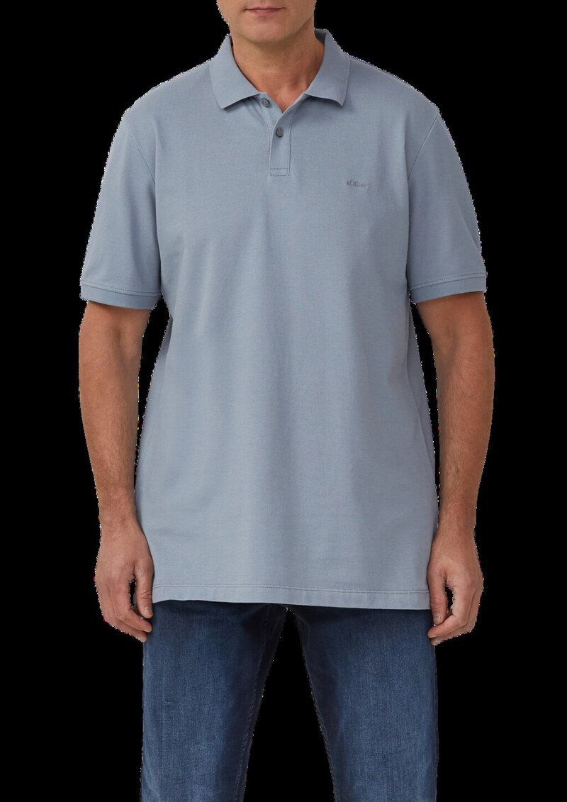 Poloshirt aus Baumwollpiqué