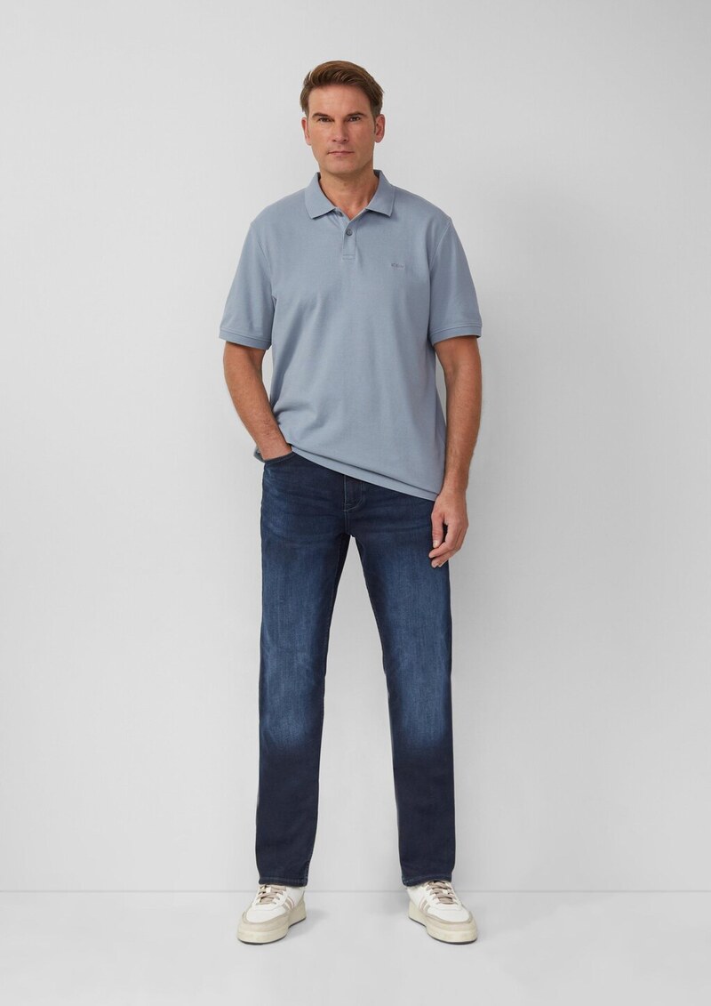 Poloshirt aus Baumwollpiqué