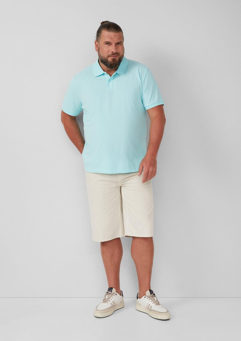 Poloshirt aus Baumwollpiqué