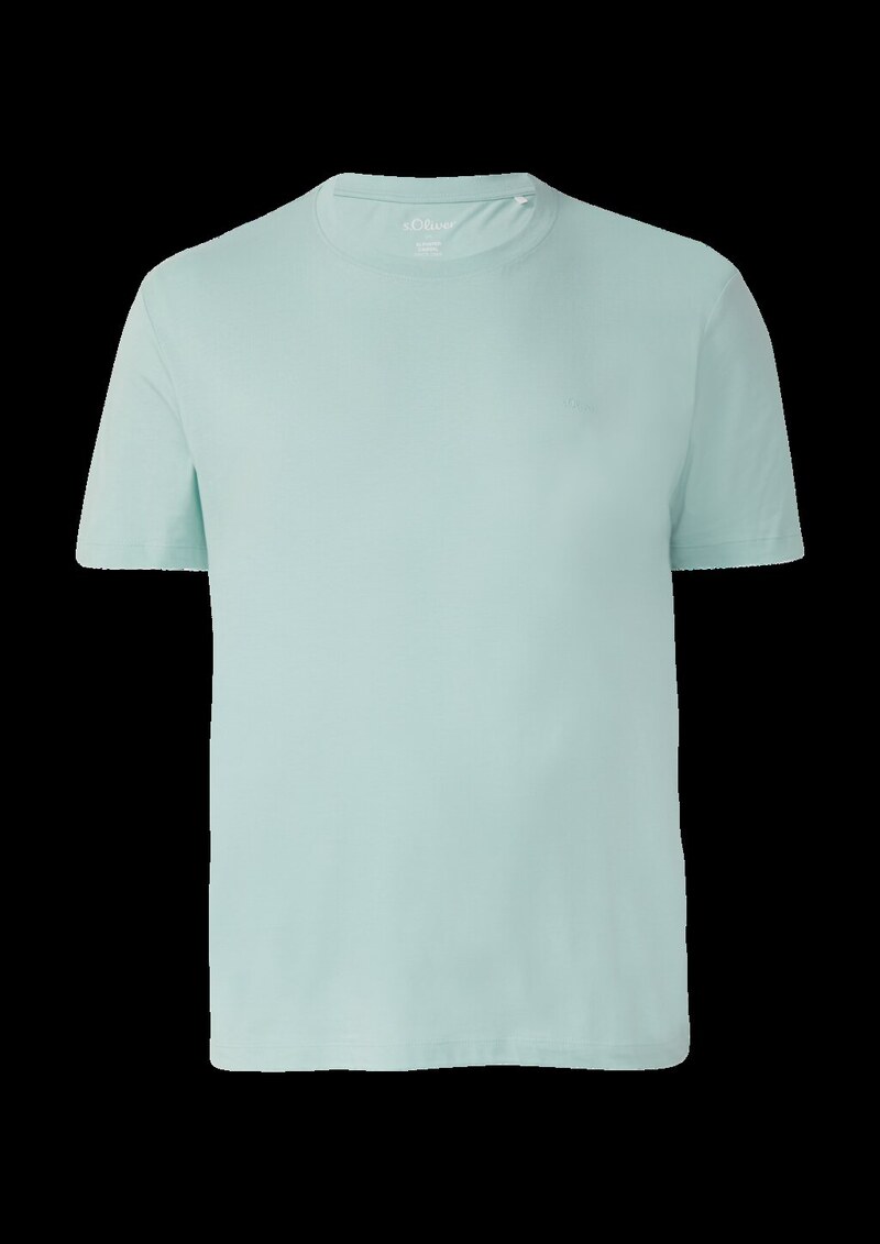 Baumwoll-T-Shirt mit Logo-Print