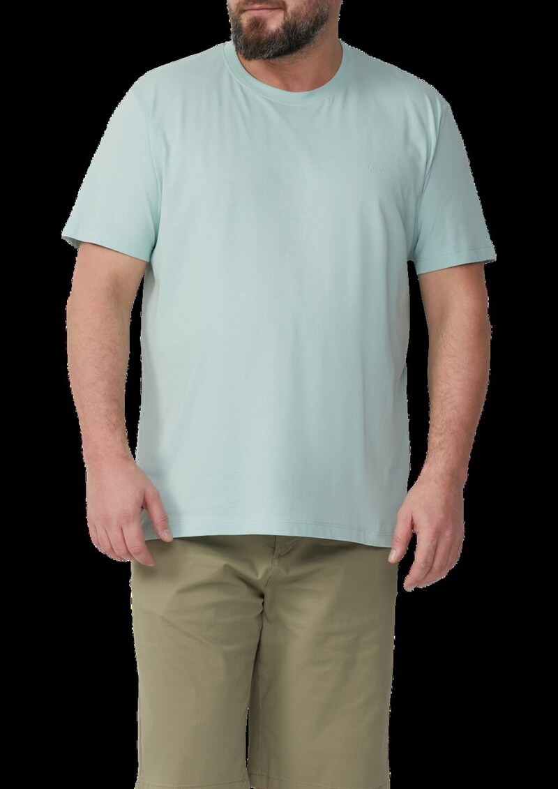 Baumwoll-T-Shirt mit Logo-Print