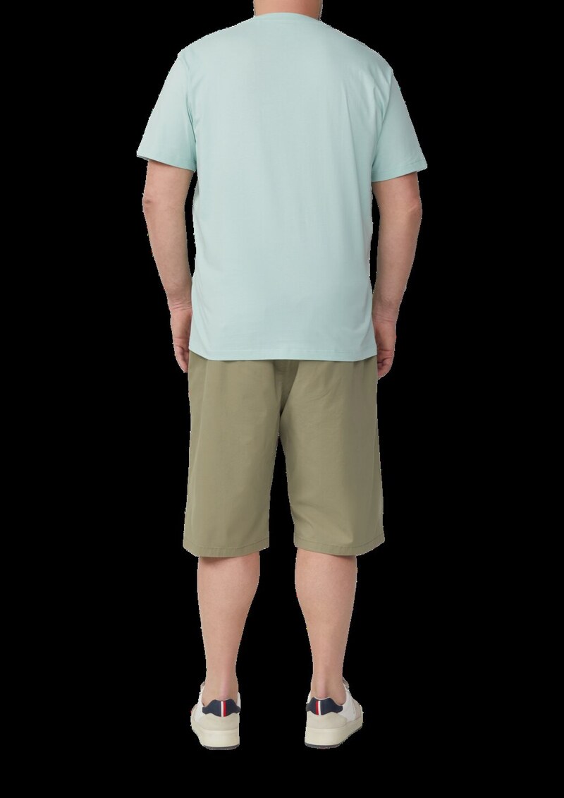 Baumwoll-T-Shirt mit Logo-Print