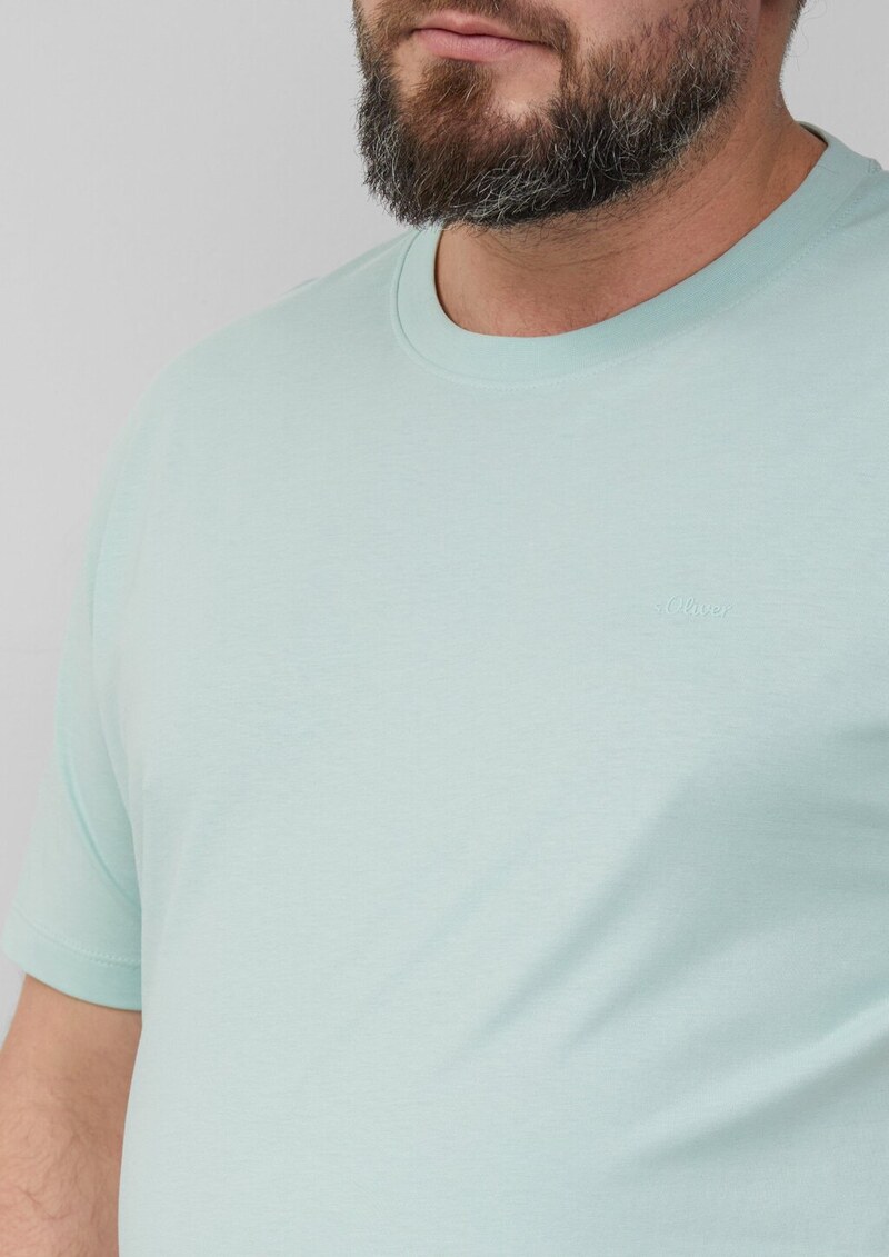 Baumwoll-T-Shirt mit Logo-Print