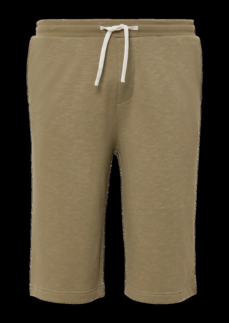 Detroit: Sweat-Bermuda mit Flammgarnstruktur im Relaxed Fit