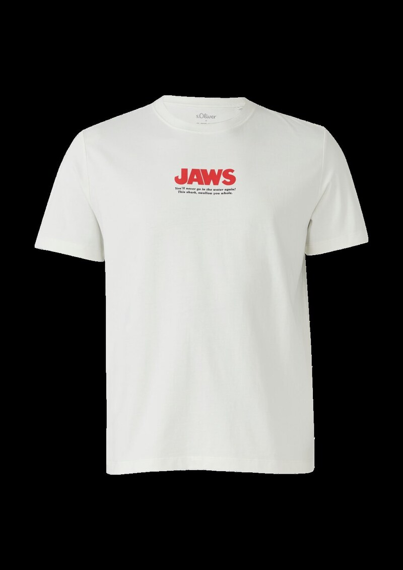 T-Shirt aus Heavy Jersey mit Jaws© UCS LLC Artwork