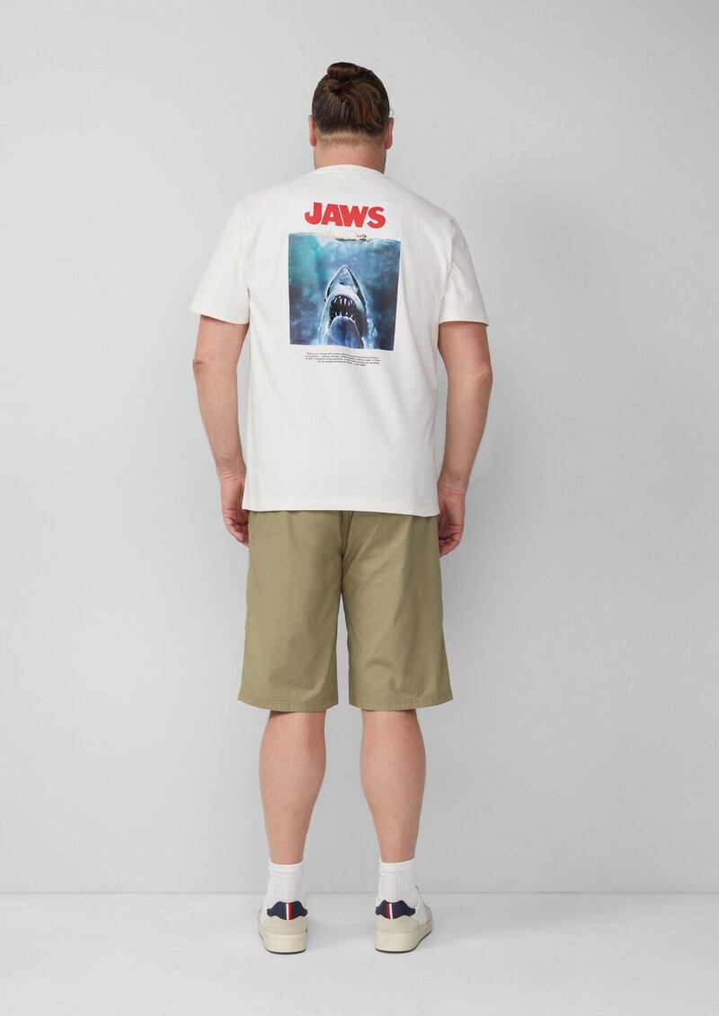 T-Shirt aus Heavy Jersey mit Jaws© UCS LLC Artwork