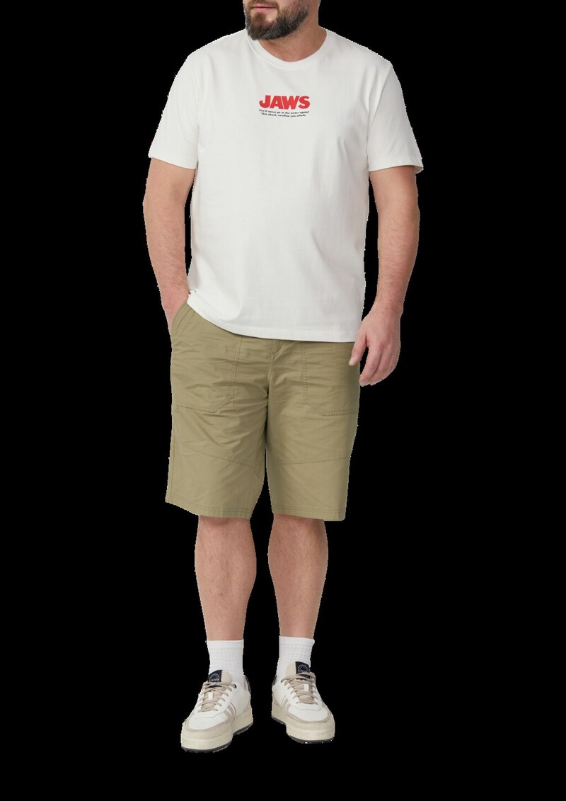 T-Shirt aus Heavy Jersey mit Jaws© UCS LLC Artwork