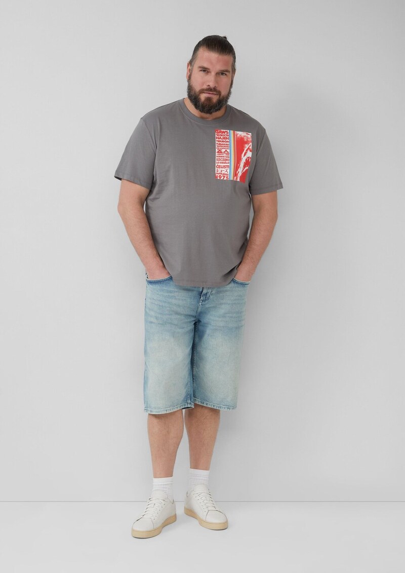 T-Shirt aus Baumwolle mit Jaws© UCS LLC-Print