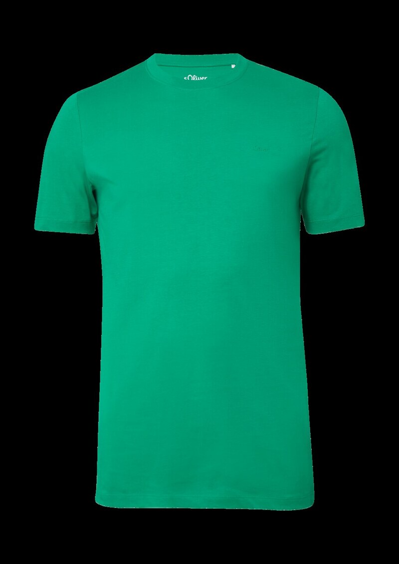 Baumwoll-T-Shirt mit Logo-Print