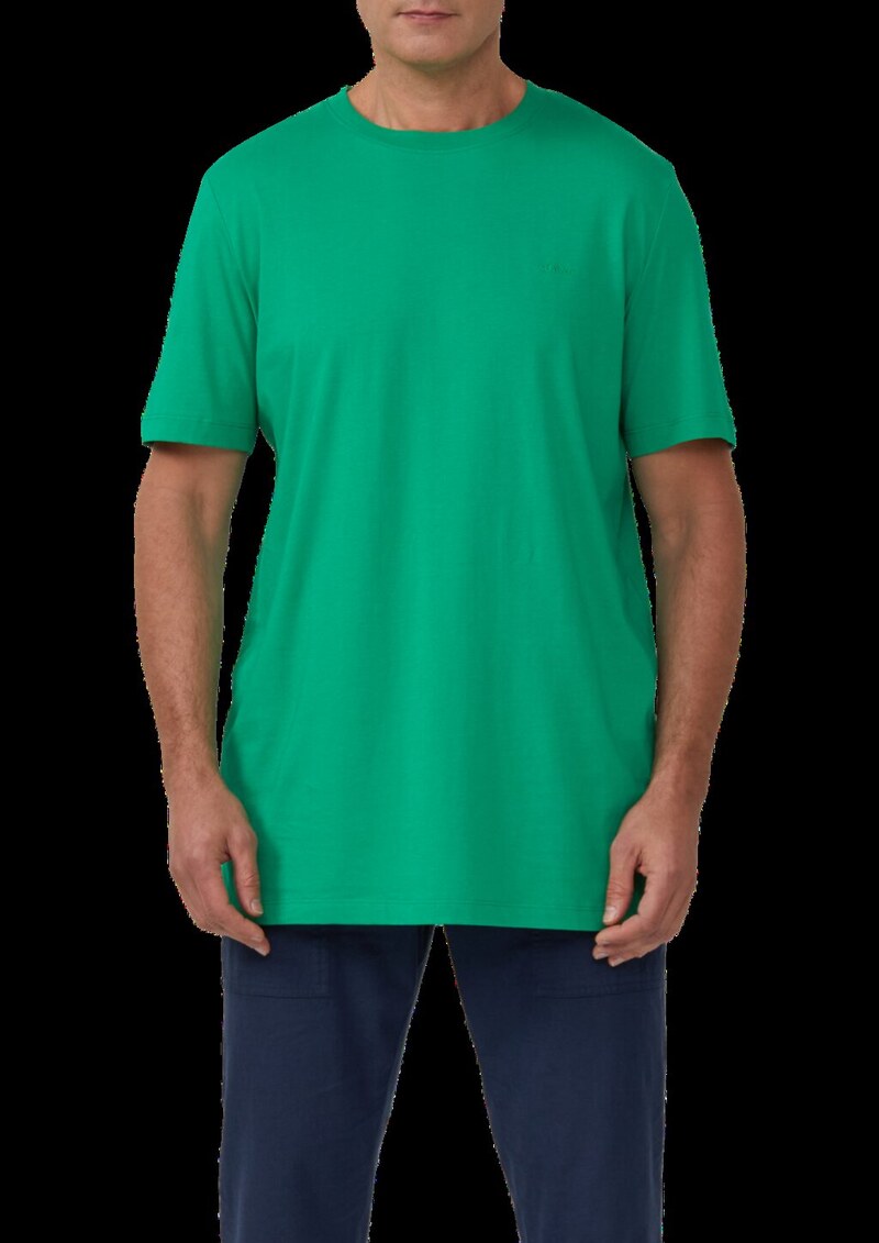 Baumwoll-T-Shirt mit Logo-Print