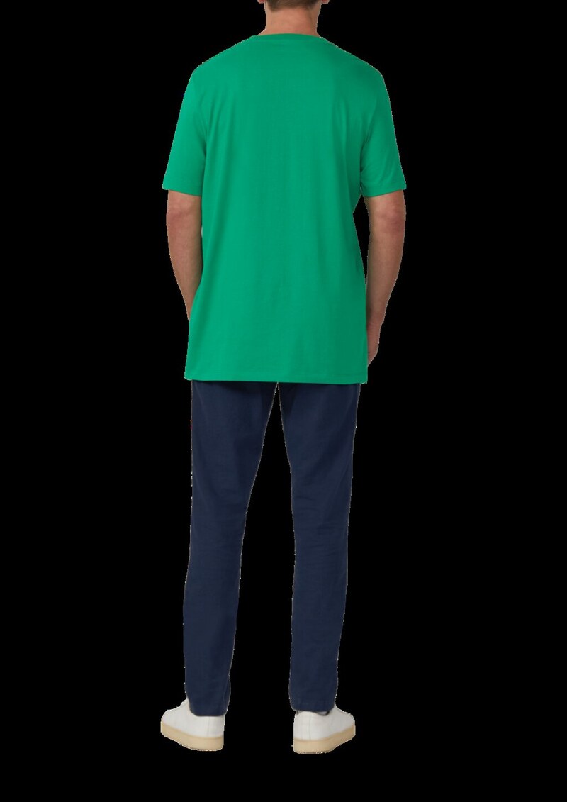 Baumwoll-T-Shirt mit Logo-Print