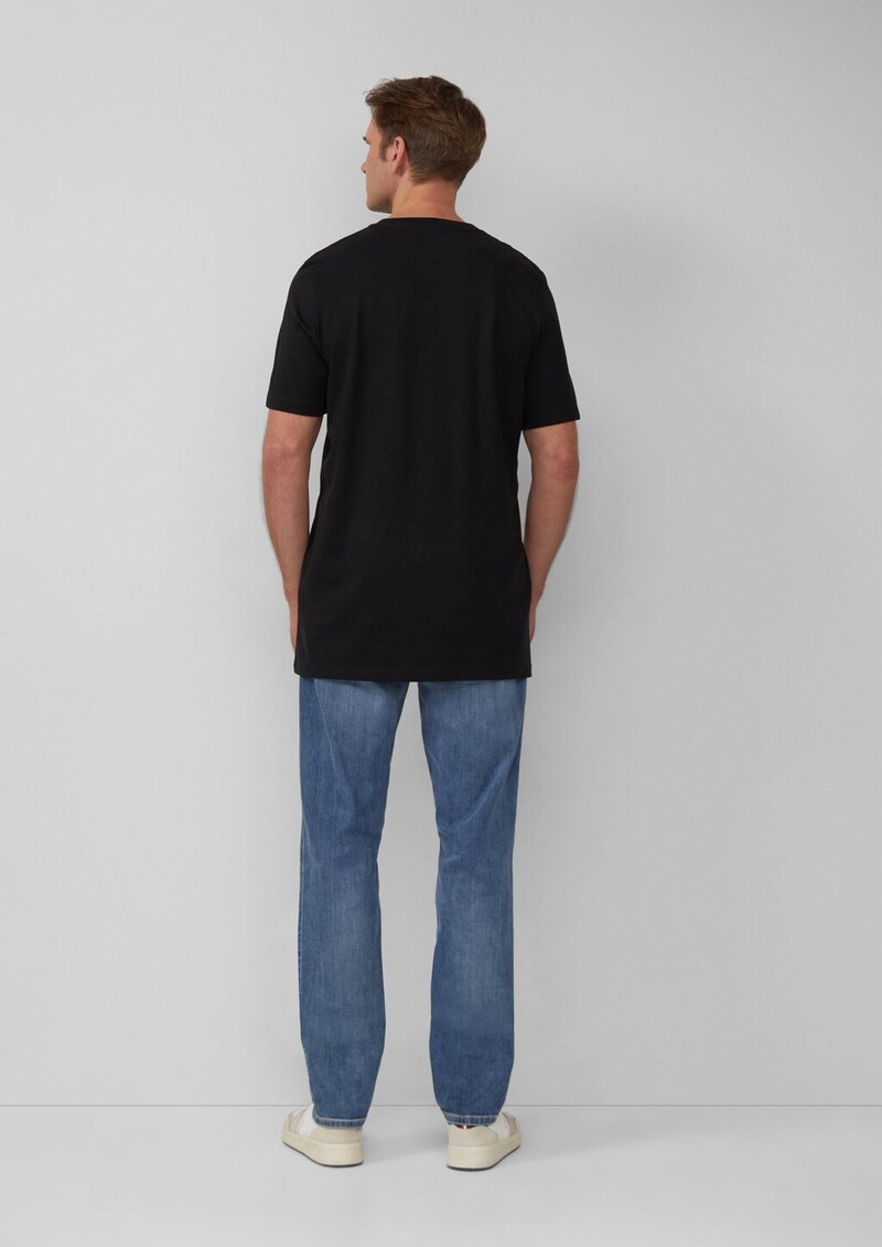 T-Shirt mit Crew Neck und Frontprint