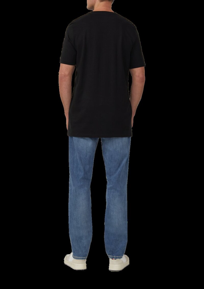 T-Shirt mit Crew Neck und Frontprint