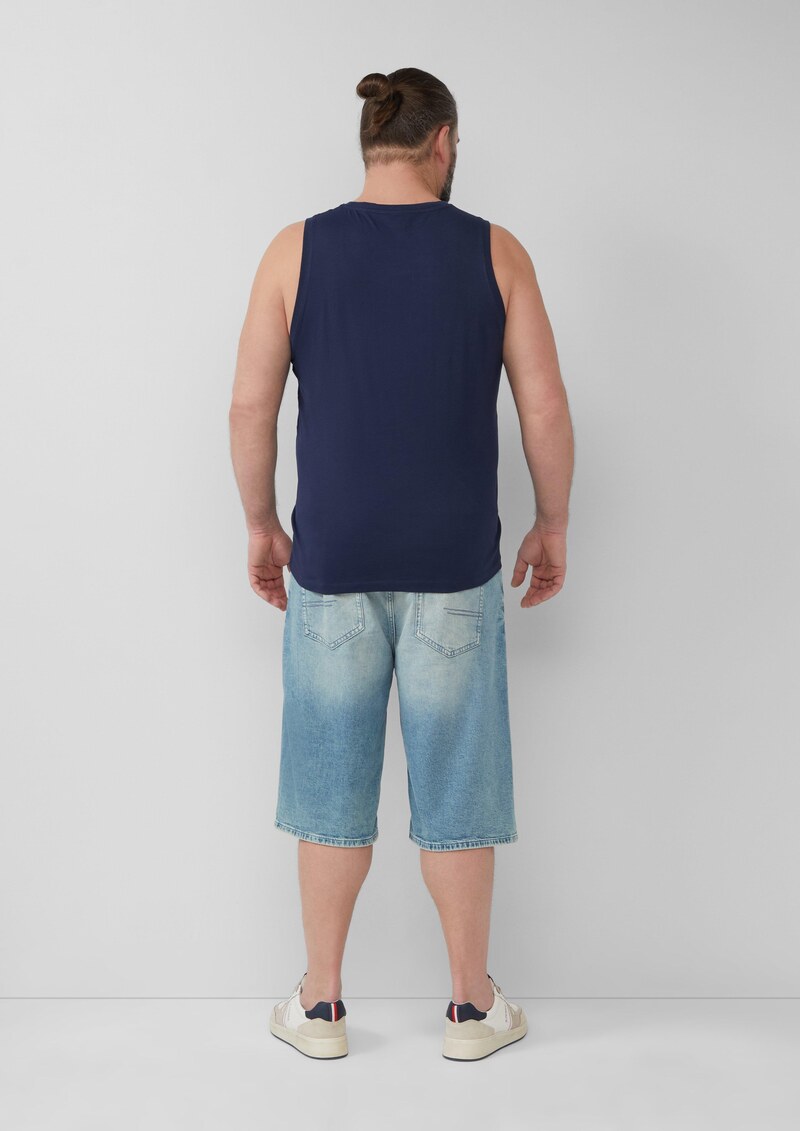 Tanktop aus Baumwollle mit Frontprint