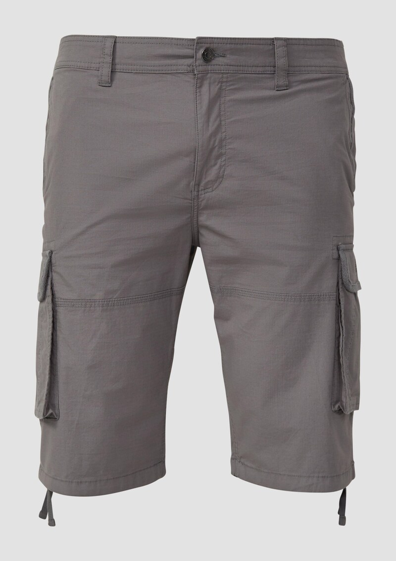File: Cargo-Bermuda im Relaxed Fit mit Ripstop-Struktur