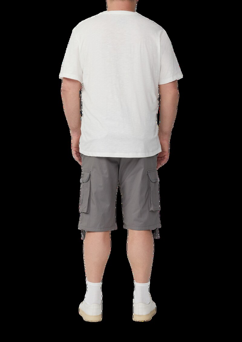 File: Cargo-Bermuda im Relaxed Fit mit Ripstop-Struktur