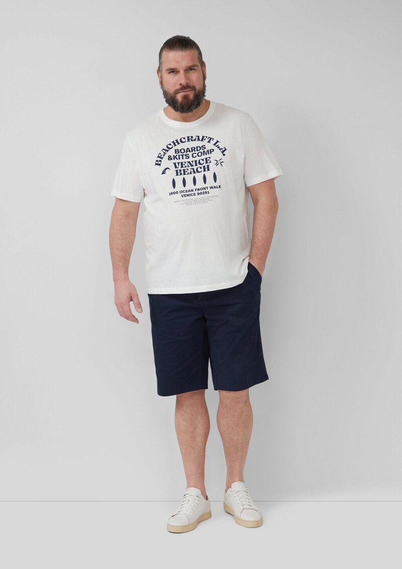 Phoenix: Chino-Shorts aus Baumwollstretch