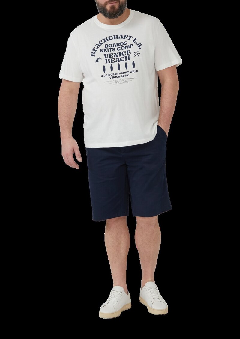 Phoenix: Chino-Shorts aus Baumwollstretch