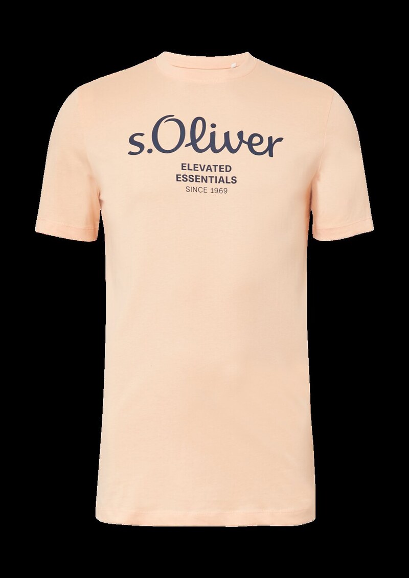 Baumwoll-T-Shirt mit Logo-Print