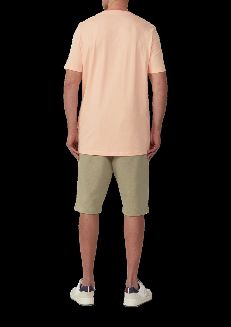 Baumwoll-T-Shirt mit Logo-Print