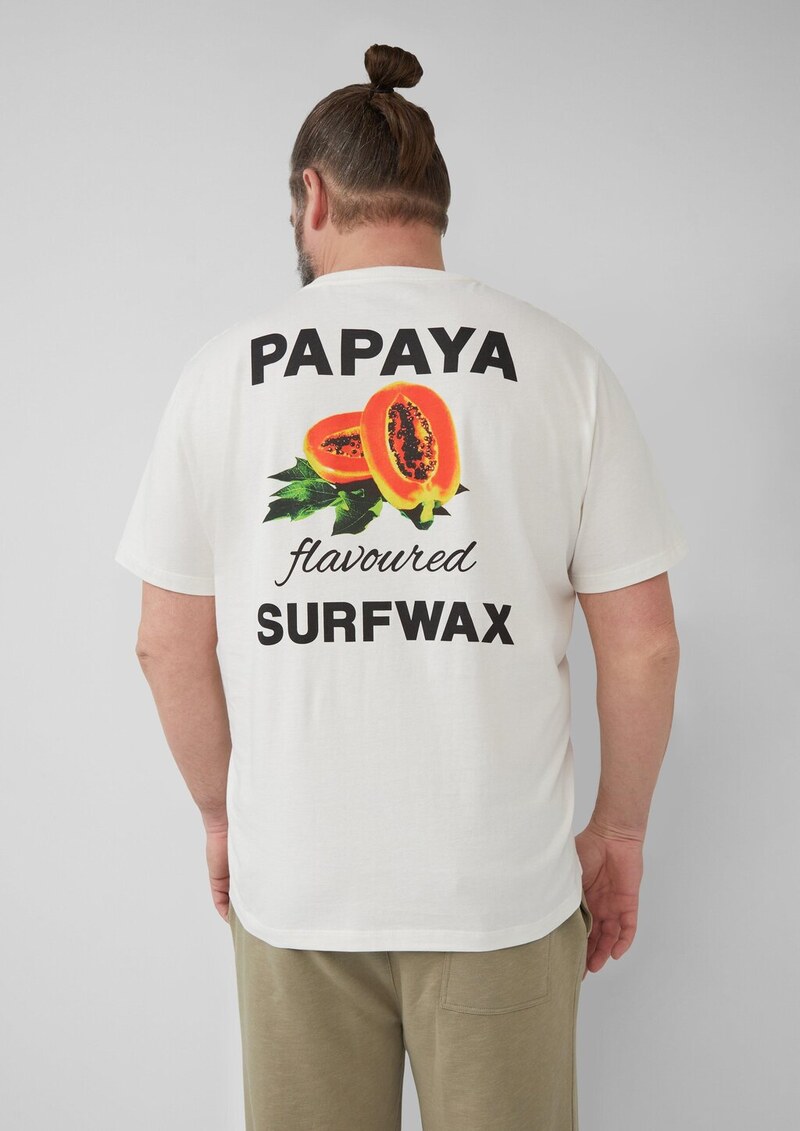 Baumwoll-T-Shirt im Relaxed Fit mit Front- und Rückenprint