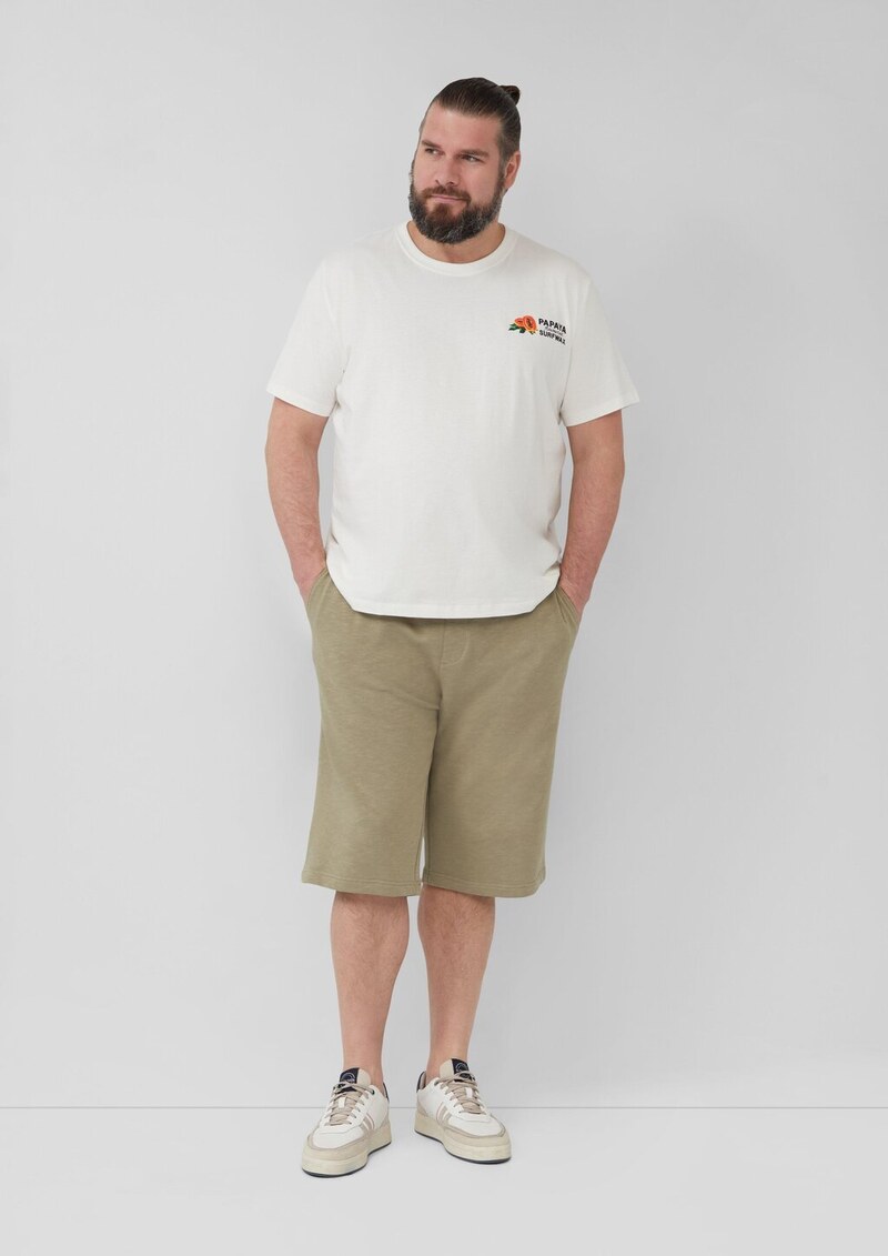 Baumwoll-T-Shirt im Relaxed Fit mit Front- und Rückenprint