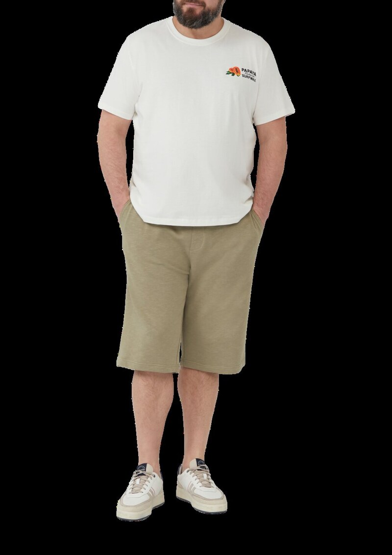 Baumwoll-T-Shirt im Relaxed Fit mit Front- und Rückenprint