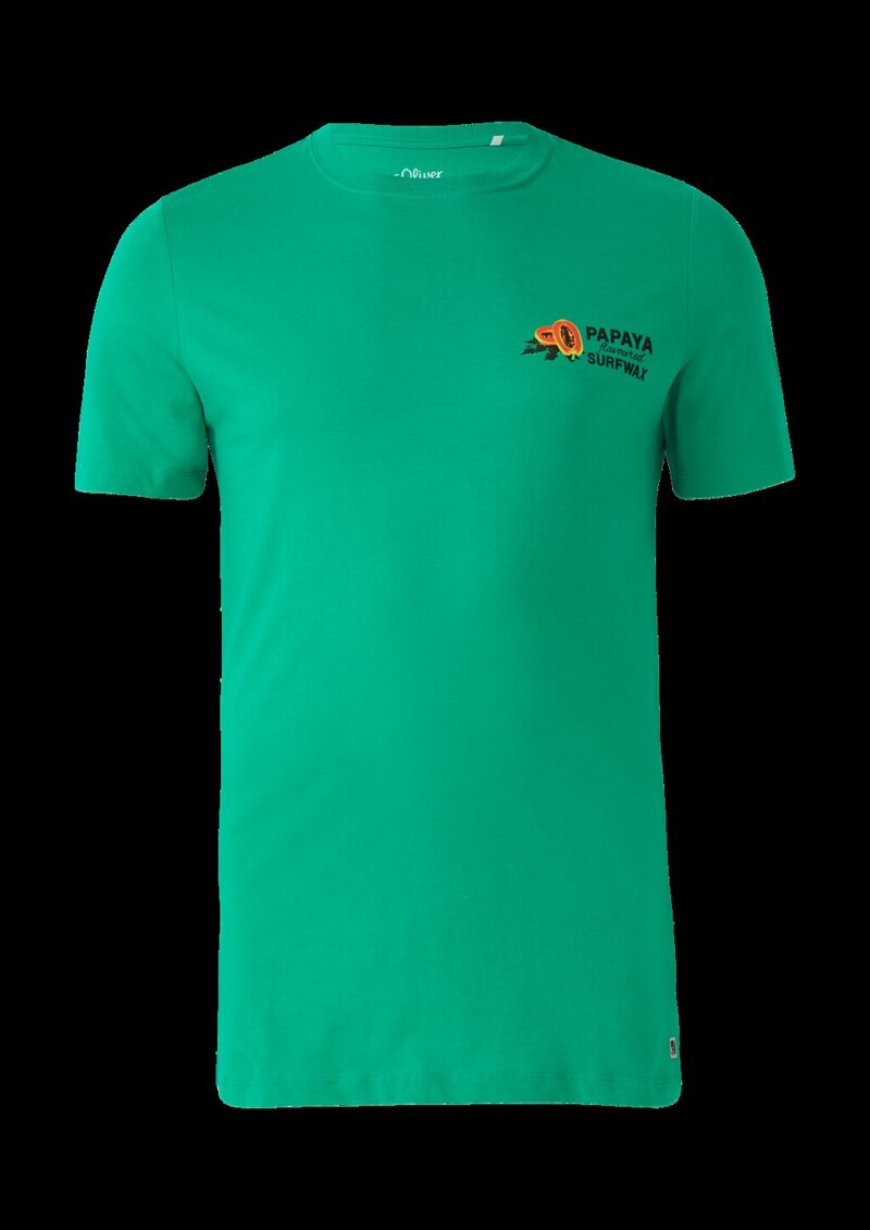 Baumwoll-T-Shirt im Relaxed Fit mit Front- und Rückenprint