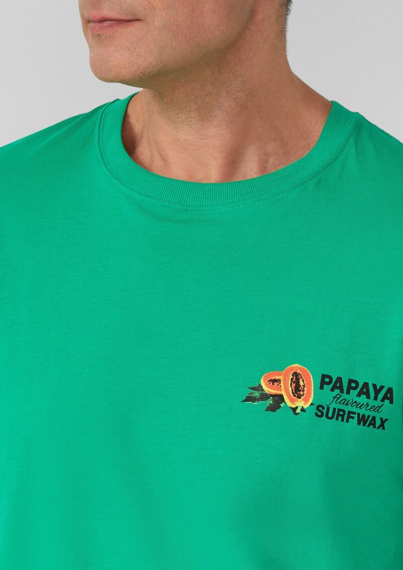 Baumwoll-T-Shirt im Relaxed Fit mit Front- und Rückenprint