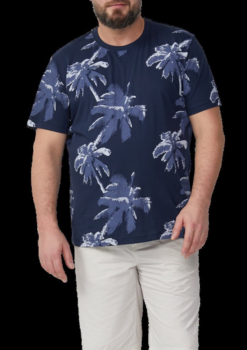 T-Shirt aus Baumwolle mit All-over-Print