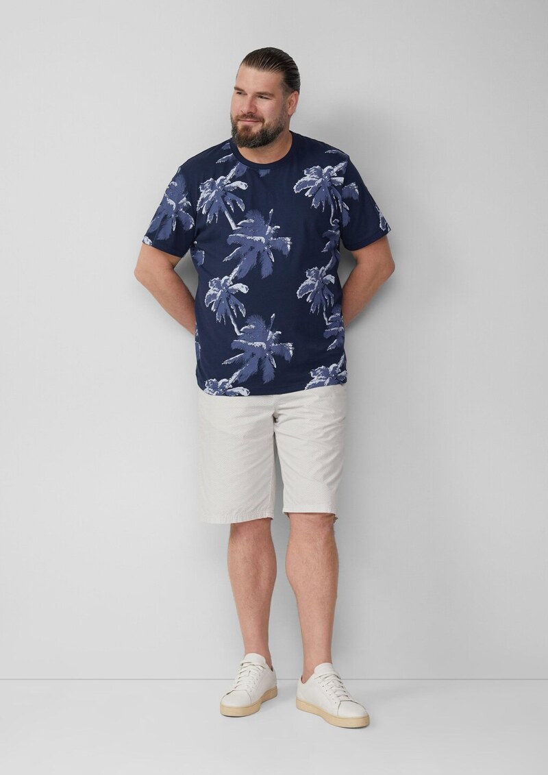 T-Shirt aus Baumwolle mit All-over-Print