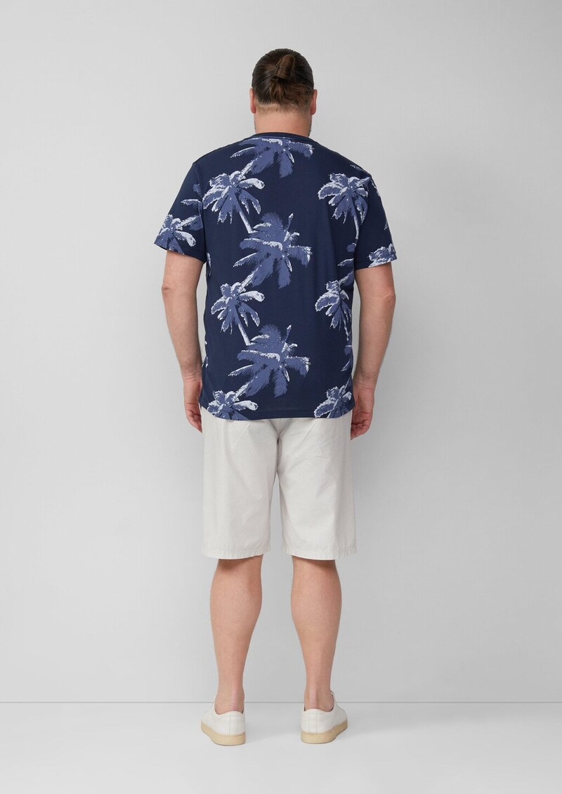 T-Shirt aus Baumwolle mit All-over-Print