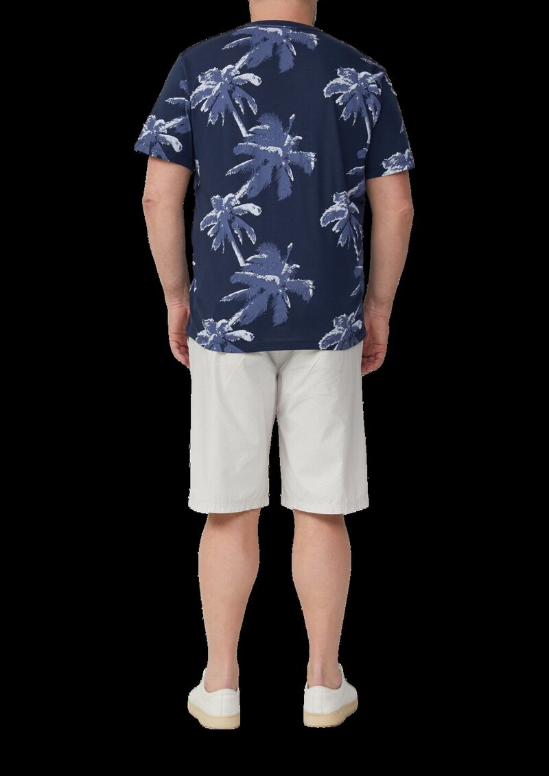 T-Shirt aus Baumwolle mit All-over-Print