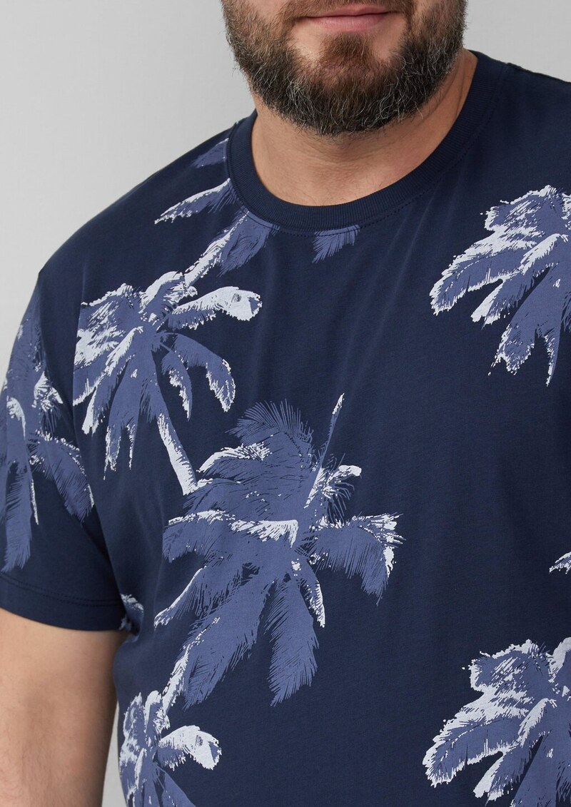 T-Shirt aus Baumwolle mit All-over-Print