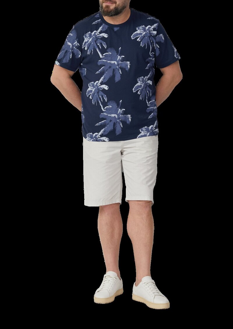 T-Shirt aus Baumwolle mit All-over-Print