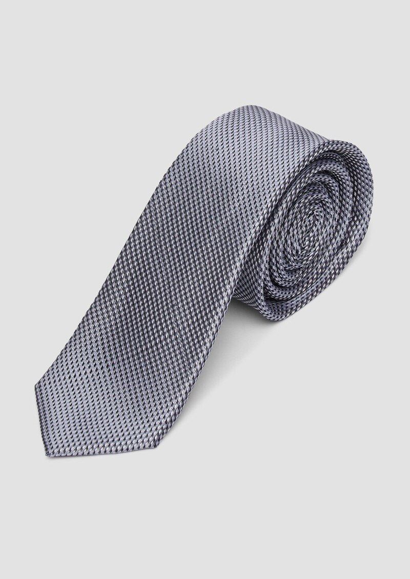 Krawatte aus Seidenmix mit Jacquard-Muster