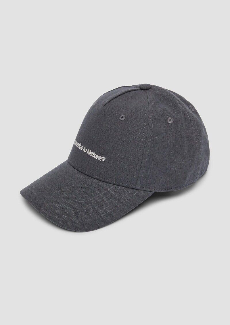Ripstop Basecap mit Stickerei
