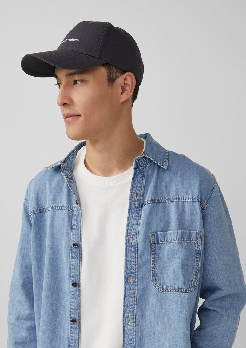 Ripstop Basecap mit Stickerei