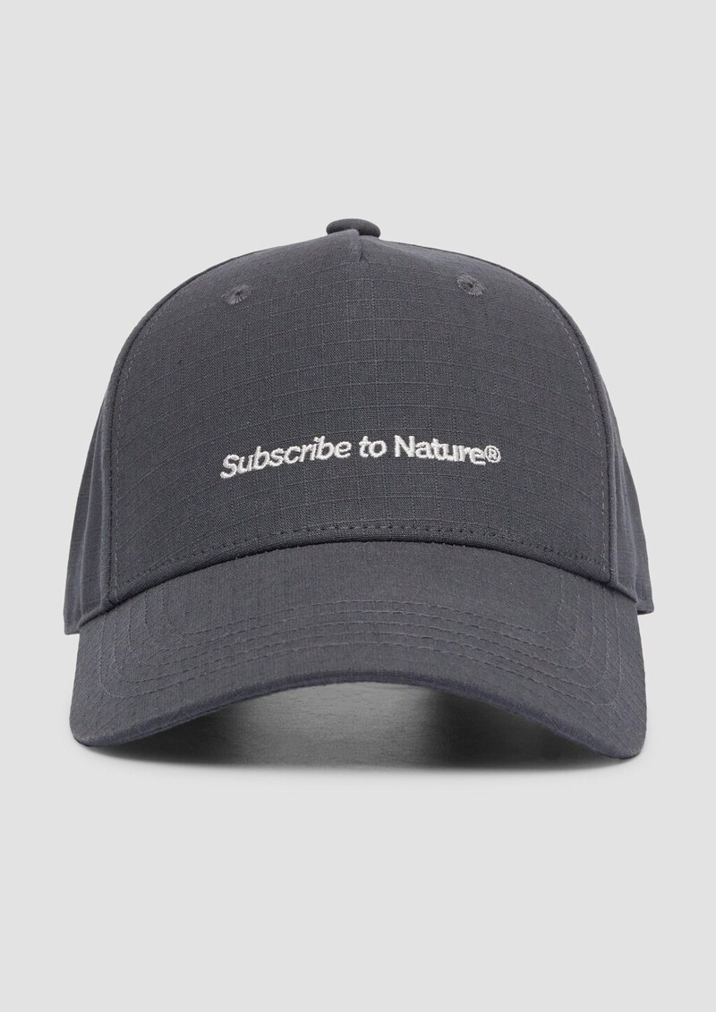 Ripstop Basecap mit Stickerei