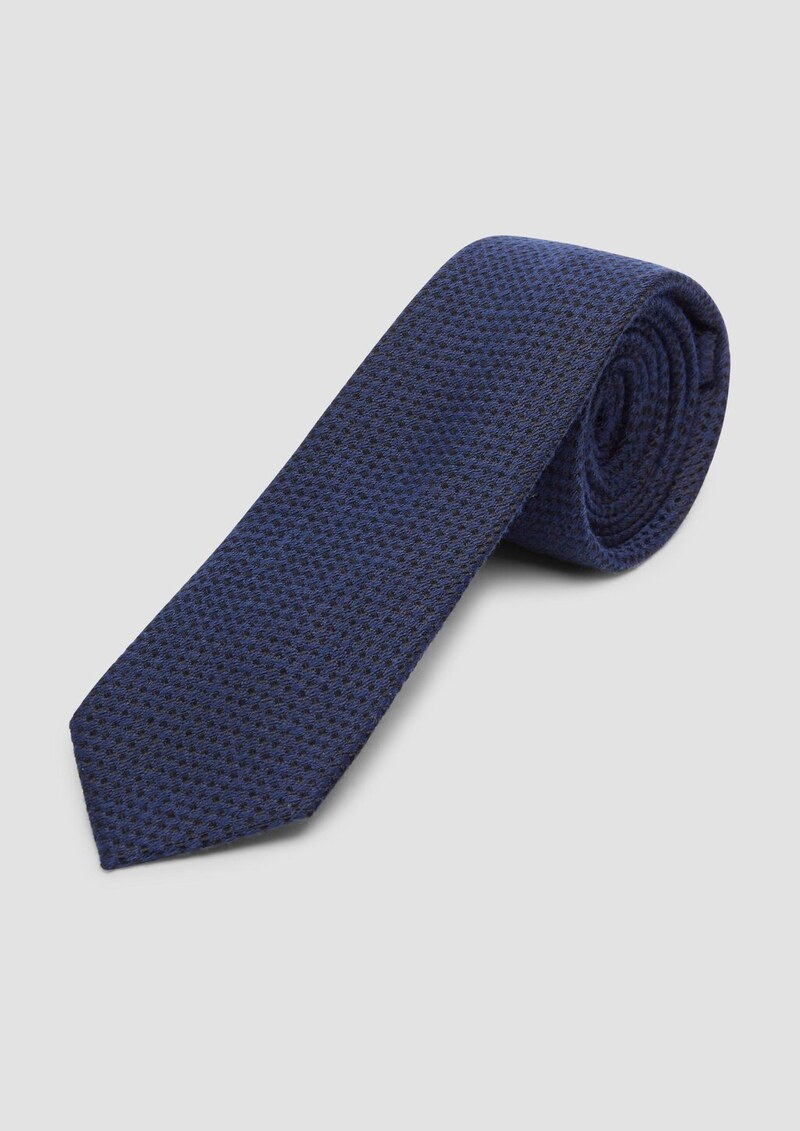 Jacquard-Krawatte in Woll-Optik